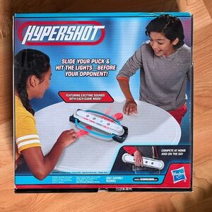 💛 Hasbro HyperShot Electronic Hockey Game NWT – Fast Action 2 Player Arcade Toy